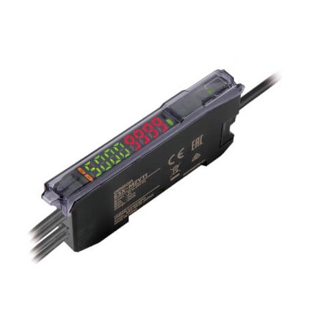 Omron E3X-MZV51 2M Fiber amplifier, twin digital display, smart tuning, PNP, double output, double..